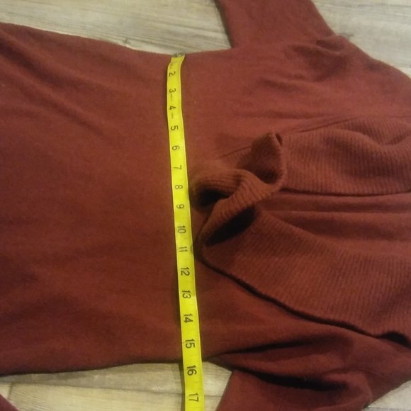 loft sweater, very low cowl neck,wool blend - Picture 6 of 7